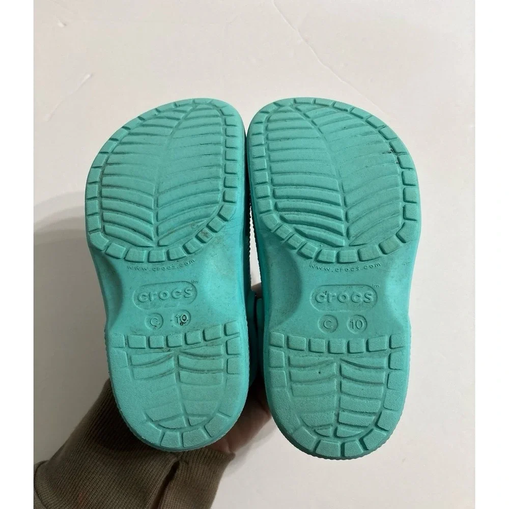 Crocs Blue with Charms (sz. 10 C)